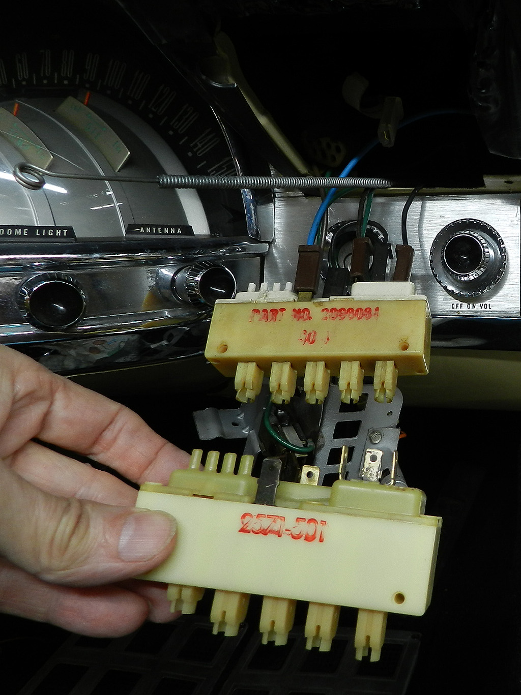 Service manual lamp chart