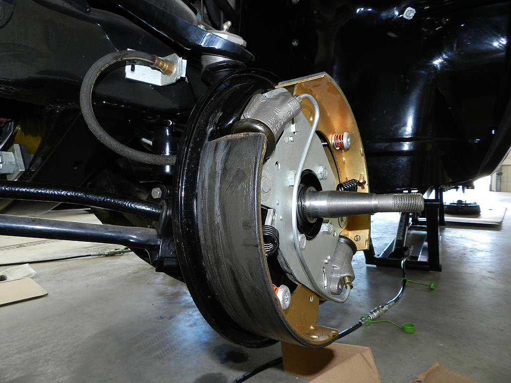 Driver side front brake