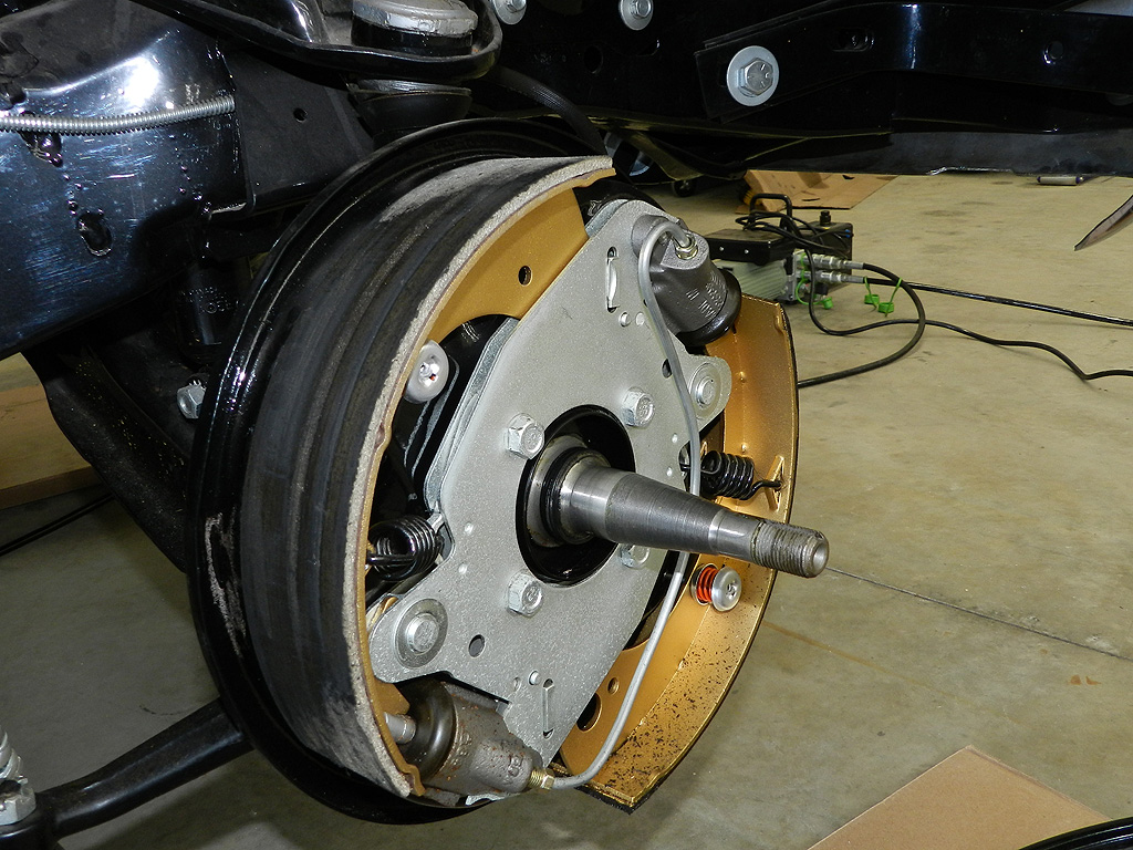 Pass side front brake